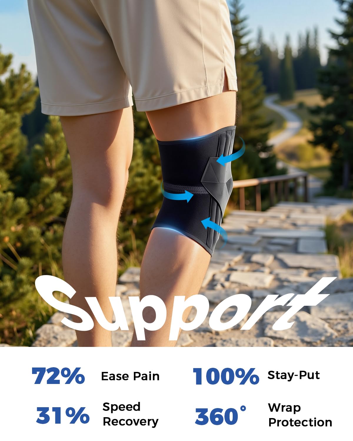 Medical-Grade Knee Brace for Women & Men