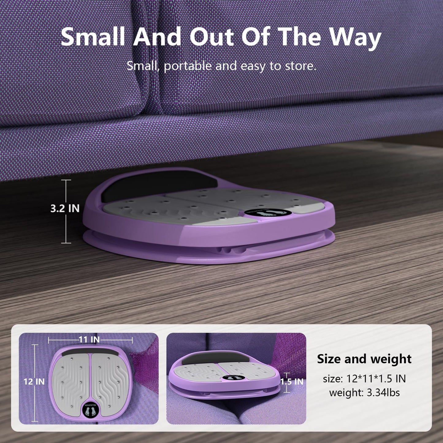 Portable Slant Board, Adjustable Incline Board and Calf Stretcher, Stretch Board for Knees Ankle Heel Feet Leg