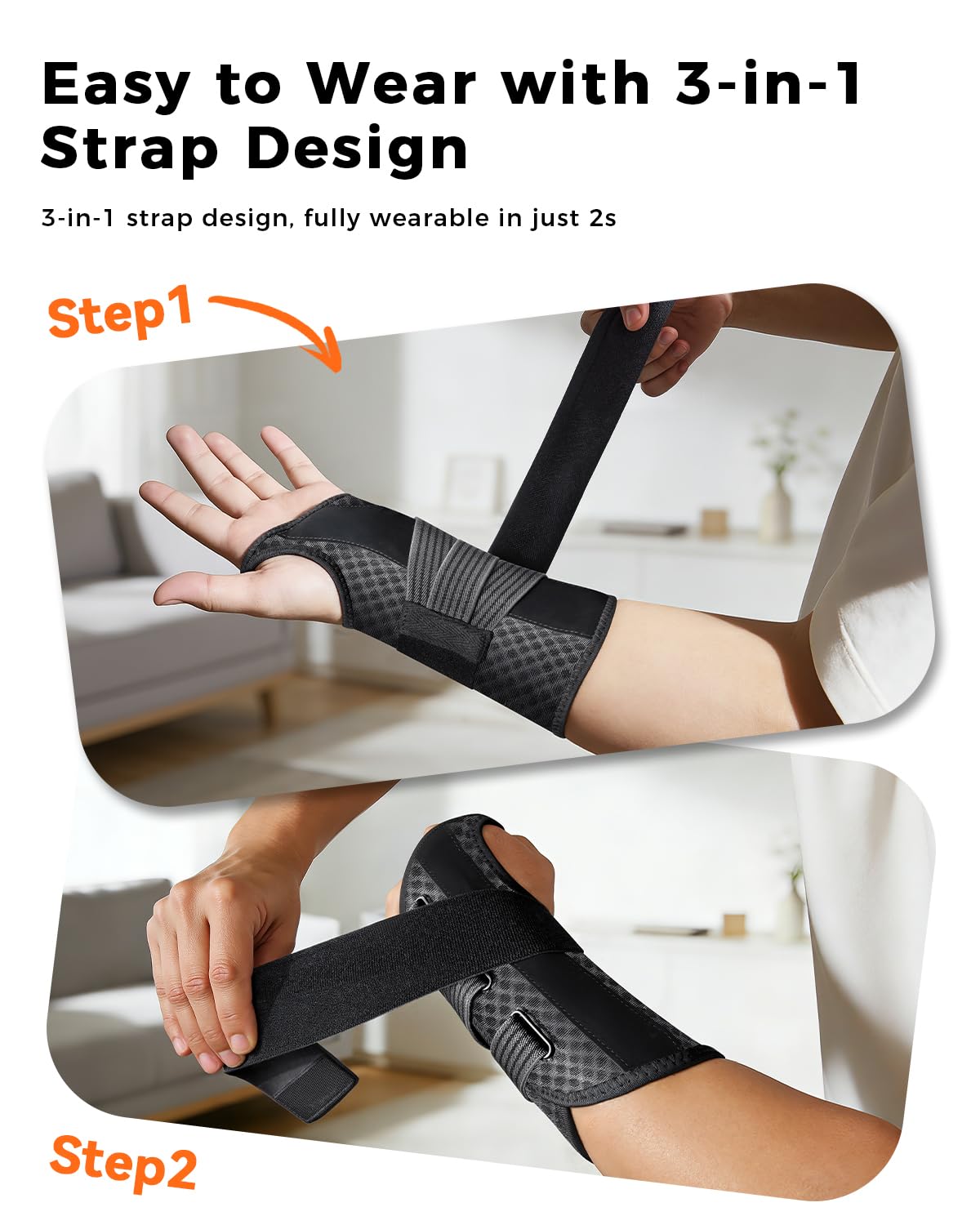 Carpal Tunnel Wrist Brace for Women&Men