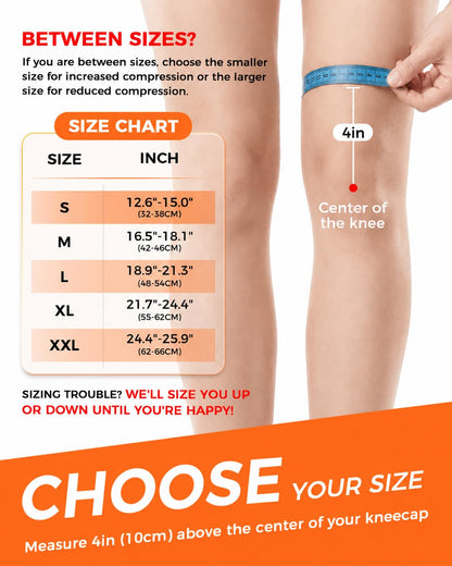 Changenow Upgraded Medical-Grade Knee Brace for Women and Men,[Ultra Breathable & V-Straps]