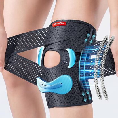 Changenow Upgraded Medical-Grade Knee Brace for Women and Men,[Ultra Breathable & V-Straps]