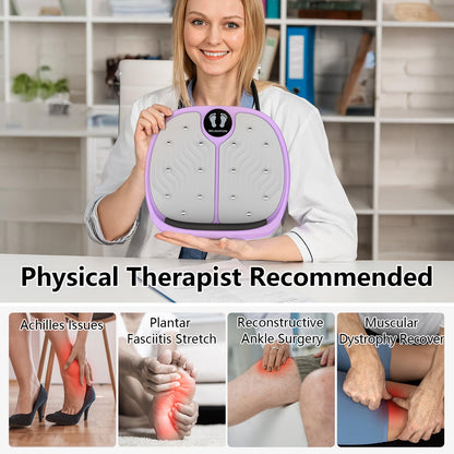 Portable Slant Board, Adjustable Incline Board and Calf Stretcher, Stretch Board for Knees Ankle Heel Feet Leg