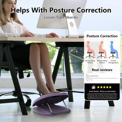 Portable Slant Board, Adjustable Incline Board and Calf Stretcher, Stretch Board for Knees Ankle Heel Feet Leg