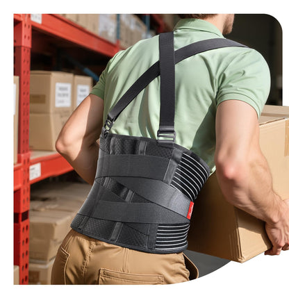 Ultra Breathable Work Back Brace for Men & Women