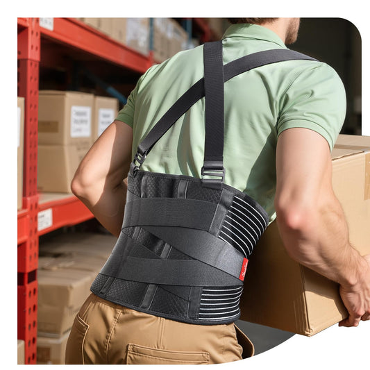 Ultra Breathable Work Back Brace for Men & Women