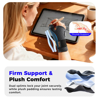 Ultra Breathable Thumb Brace for Right & Left Hand