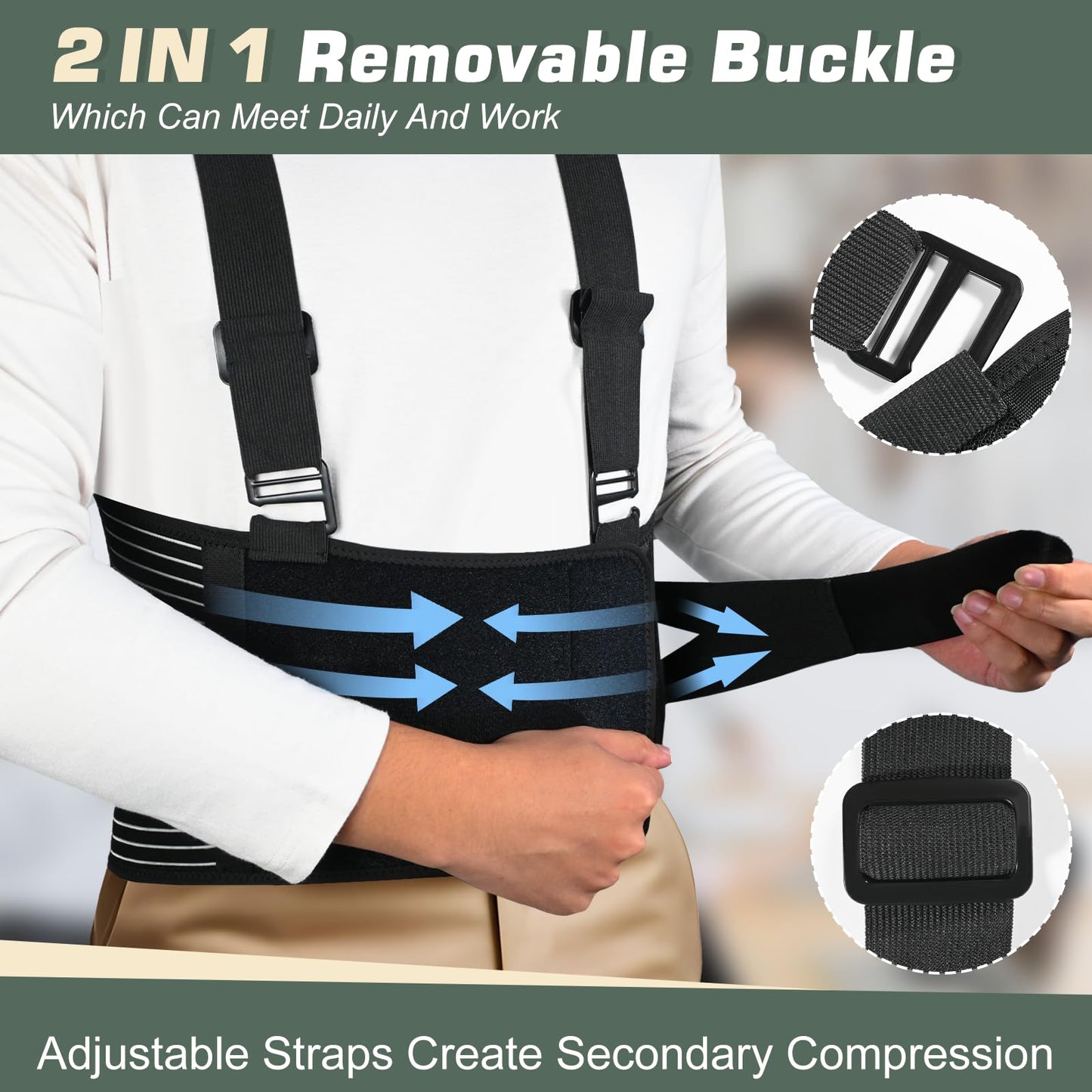 Back Brace for Men Lower Back Brace for Work