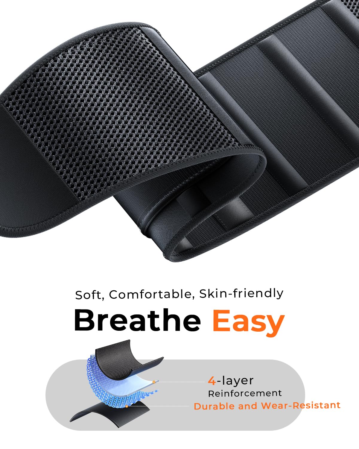 Medical-Grade Work Back Brace with Adjustable Shoulder Straps